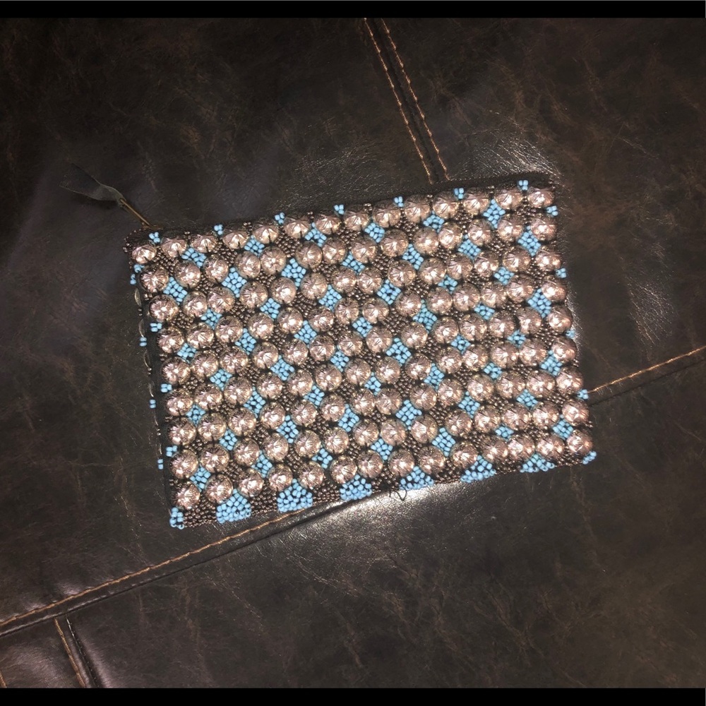 Anthropologie beaded clutch